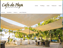 Tablet Screenshot of cafedeplaya.com